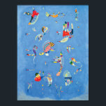 Sky Blue by Wassily Kandinsky Poster<br><div class="desc">Sky Blue by Wassily Kandinsky.
Please visit my store for more interesting design and more colour choice.
=> zazzle.com/colorfulworld*</div>