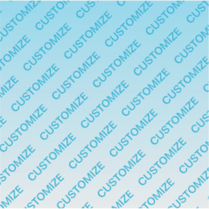 Sky Blue (changeable colour!) Ombre & Text Pattern