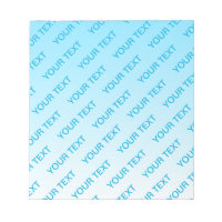 Sky Blue (changeable colour!) Ombre & Text Pattern