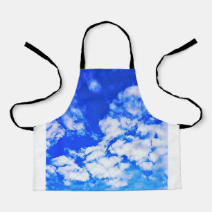 Sky Blue Clouds Apron