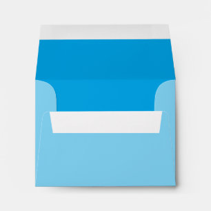 Sky Blue Colour Accent Customise it Easily Envelope