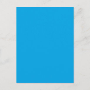 Sky Blue Colour Background Decor Postcard