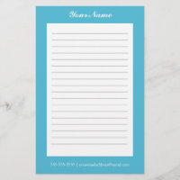Sky Blue Customisable Lined