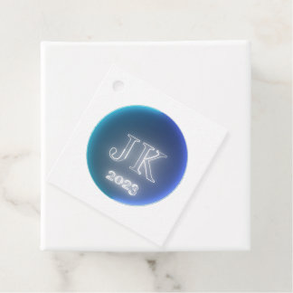 Sky Blue Favor Tags 2023