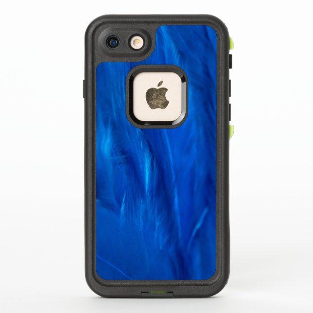 Sky Blue Feathers and Down LifeProof iPhone Case (Back)