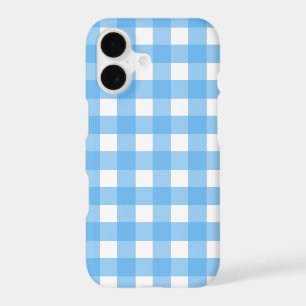 Sky blue gingham