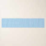 Sky blue gingham scarf<br><div class="desc">Sky blue gingham</div>