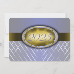 Sky Blue Harvest and Gold Class of 2025 Invitation