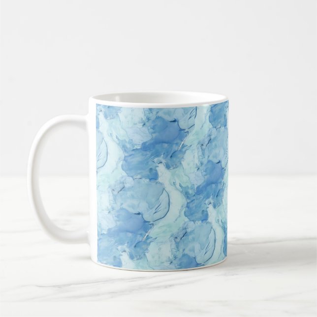 sky blue ink mugs (Left)