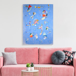 Sky Blue   Kandinsky   Canvas Print