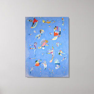 Sky Blue   Kandinsky   Canvas Print