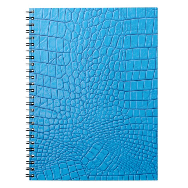 Sky blue leather  notebook (Front)