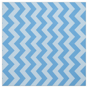Sky Blue Moroccan Moods Chevrons Fabric