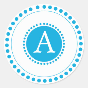 Sky Blue - Personalised envelope seals