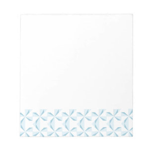 Sky Blue Pinwheels Notepad