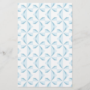 Sky Blue Pinwheels Stationery