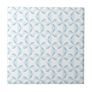 Sky Blue Pinwheels Tile