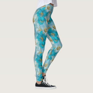 Sky Blue Running Amaryllis Inspired Gift Ideas For Leggings