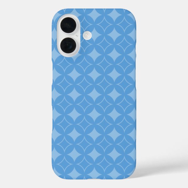 sky blue shippo pattern Case-Mate iPhone case (Back)