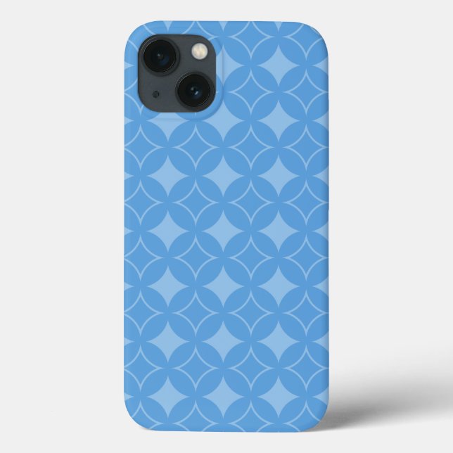 Sky blue shippo pattern Case-Mate iPhone case (Back)