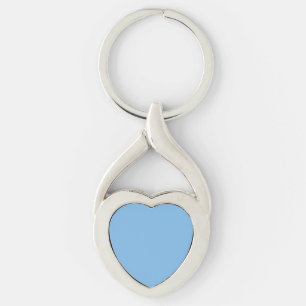 Sky Blue (solid colour) Aero  Key Ring