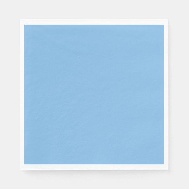 Sky Blue (solid colour) Aero  Napkin (Front)