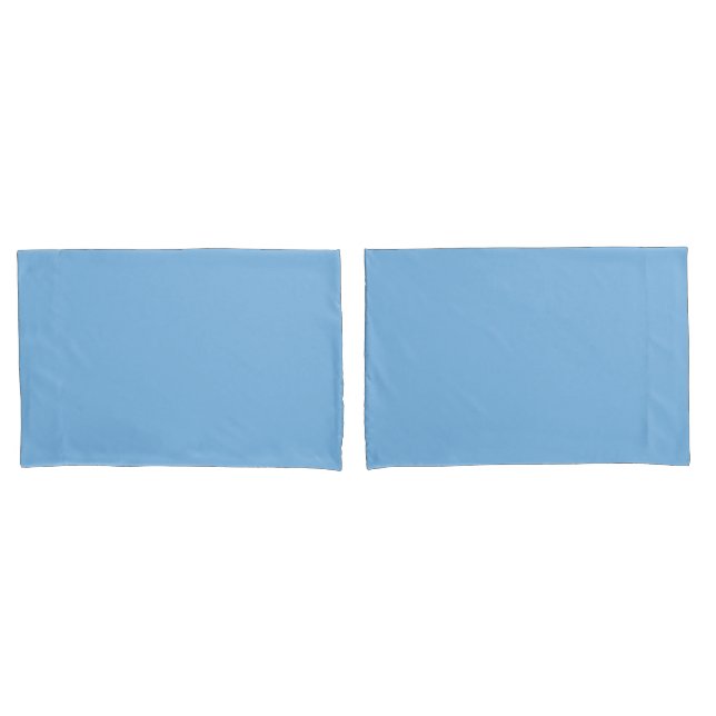 Sky Blue (solid colour) Aero  Pillowcase (Front-Set)
