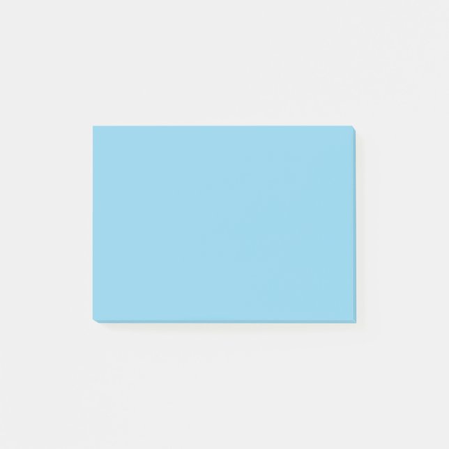 Sky Blue Solid Colour Post-it Notes (Front)
