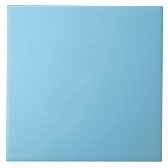 Sky Blue solid colour Tile (Front)