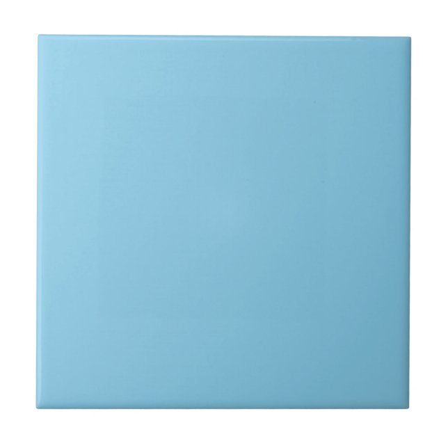 Sky Blue solid colour Tile (Front)