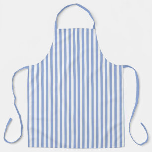 Sky Blue Stripe Pattern Apron