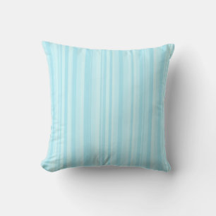 Sky Blue Striped Pattern Pillow Cushion
