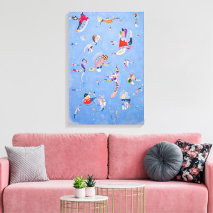 Sky Blue   Wassily Kandinsky Canvas Print
