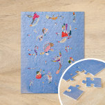 Sky Blue | Wassily Kandinsky Jigsaw Puzzle<br><div class="desc">Fine art painting titled Sky Blue (Bleu de Ciel) by Russian artist Wassily Kandinsky. The original artwork is a colourful abstract oil painting with sky blue background. 

Use the design tools to add custom text or personalise the image.</div>