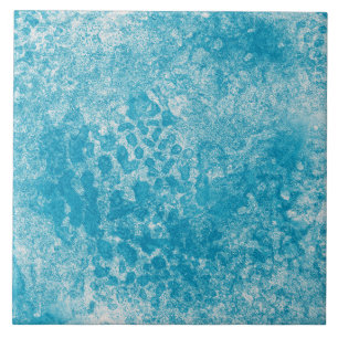 Sky Blue & White Coral Texture Tile