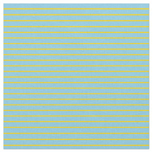 Sky Blue & Yellow Stripes Pattern Fabric