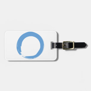 Sky Blue Zen Symbol Luggage Tag