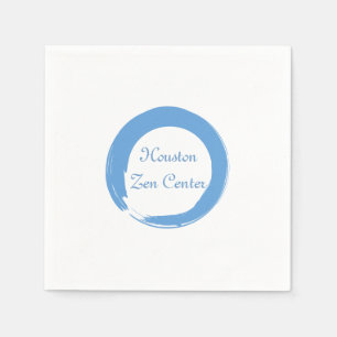 Sky Blue Zen Symbol Napkin