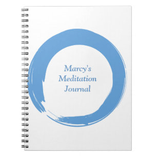 Sky Blue Zen Symbol Notebook
