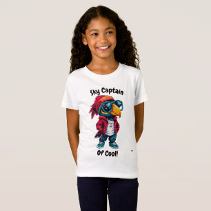 Sky Captain of Cool! - Trendy Bird Themed Apparel T-Shirt