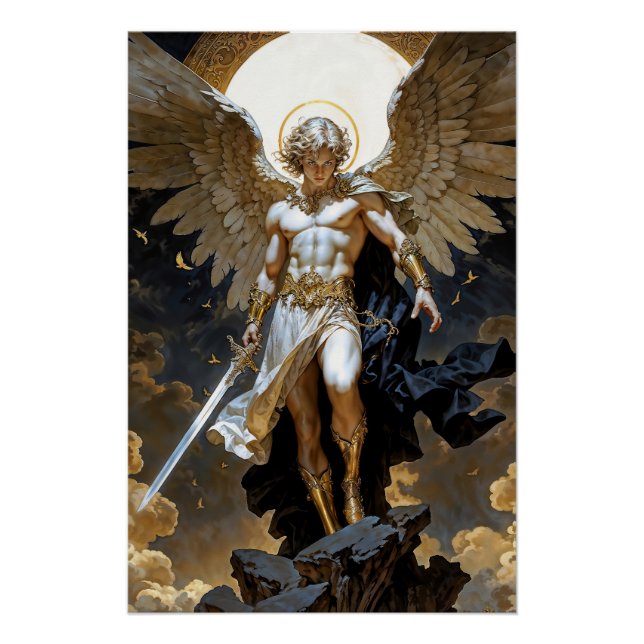 Sky Champion Archangel Michael Poster (Front)