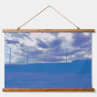 Sky Clouds Colorburn Hanging Tapestry
