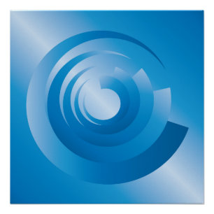 sky colors spinning poster