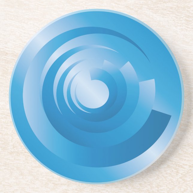 sky colours spinning coaster (Front)