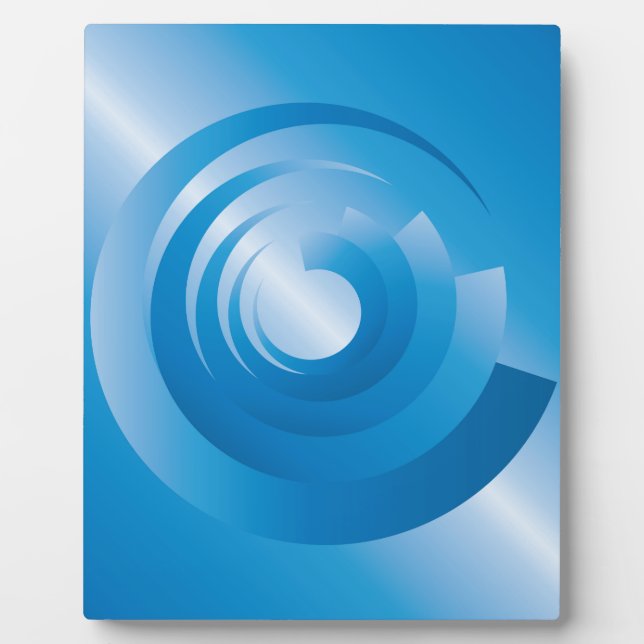 sky colours spinning plaque (Front)