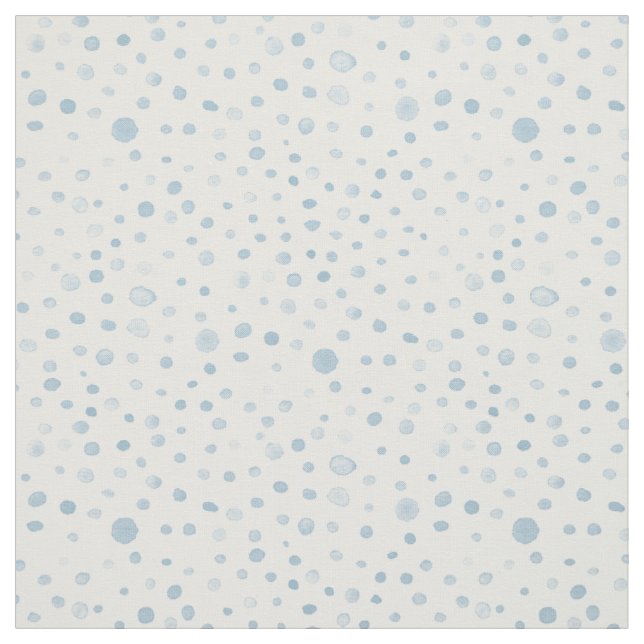 Sky Confetti Watercolor Dots Fabric (Swatch)
