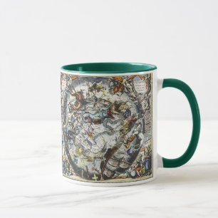 Sky Constellations Vintage Map Mug