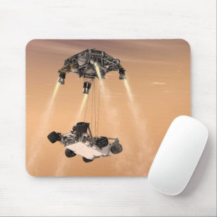 Sky Crane Maneuver During Curiosity's Mars Descent Mouse Mat