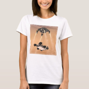 Sky Crane Maneuver During Curiosity's Mars Descent T-Shirt