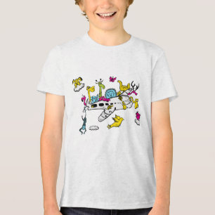 “Sky Cub Adventures Tee” ✈️🐾 Tri-Blend Shirt